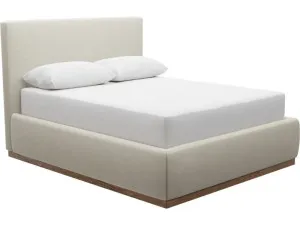 Haven Gas Lift Bed Muse Flax by James Lane, a Beds & Bed Frames for sale on Style Sourcebook