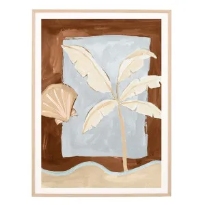 Coastal Island II Natural Veneer Framed Print - 85cm x 114cm by James Lane, a Prints for sale on Style Sourcebook
