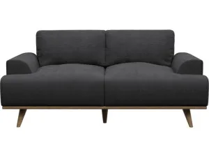 Dane Plaza Flint Grey Sofa - 2 Seater by James Lane, a Sofas for sale on Style Sourcebook