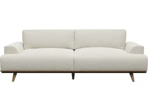 Dane Boucle Ivory Sofa - 3 Seater by James Lane, a Sofas for sale on Style Sourcebook