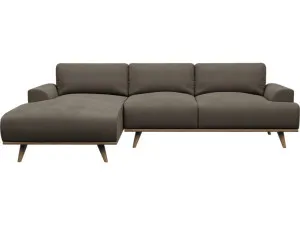 Dane Muse Mink Chaise Sofa - 3 Seater by James Lane, a Sofas for sale on Style Sourcebook