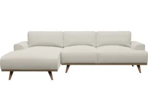 Dane Toorak Pearl Chaise Sofa - 3 Seater by James Lane, a Sofas for sale on Style Sourcebook