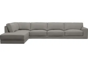 Monica Isla Soft Grey Sofa - 6 Seater LAF Terminal by James Lane, a Sofas for sale on Style Sourcebook