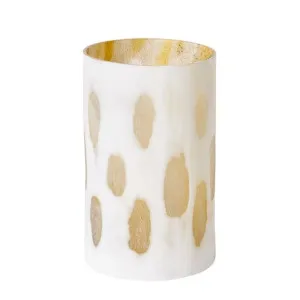  Haruni Glass Vase Brown/ White 23 cm by James Lane, a Vases & Jars for sale on Style Sourcebook