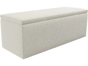 Leo Blanket Box Boucle Ivory by James Lane, a Baskets & Boxes for sale on Style Sourcebook