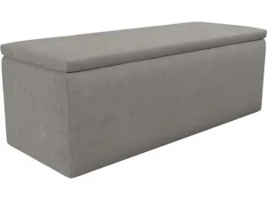 Leo Blanket Box Isla Soft Grey by James Lane, a Baskets & Boxes for sale on Style Sourcebook