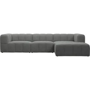 Lucello Maya Flint Modular Sofa with Ottoman - 4 Piece by James Lane, a Sofas for sale on Style Sourcebook