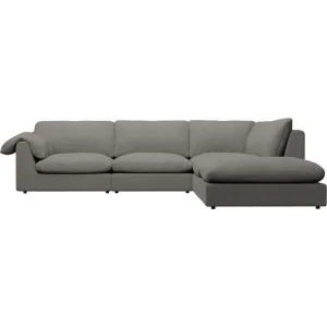 Ludlow Isla Soft Grey Sofa - 5 Seater RAF Terminal by James Lane, a Sofas for sale on Style Sourcebook