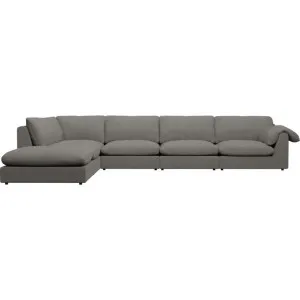Ludlow Isla Soft Grey Sofa - 6 Seater LAF Terminal by James Lane, a Sofas for sale on Style Sourcebook