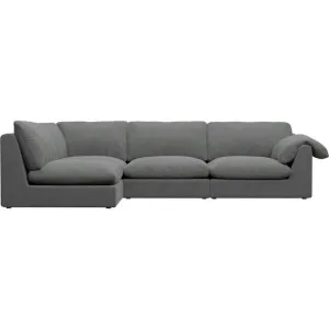 Ludlow Maya Flint Sofa - 4 Seater LAF Terminal by James Lane, a Sofas for sale on Style Sourcebook