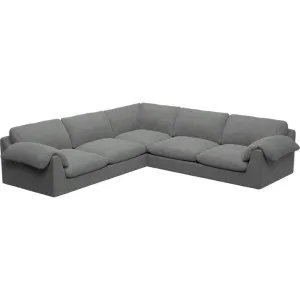 Ludlow Maya Flint Corner Sofa - 5 Seater by James Lane, a Sofas for sale on Style Sourcebook