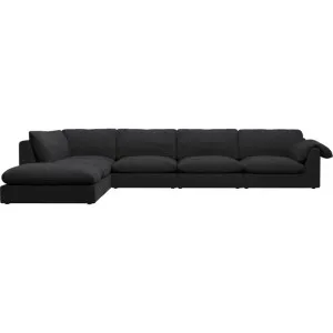 Ludlow Plaza Flint Grey Sofa - 6 Seater LAF Terminal by James Lane, a Sofas for sale on Style Sourcebook