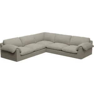Ludlow Plaza Natural Corner Sofa - 5 Seater by James Lane, a Sofas for sale on Style Sourcebook