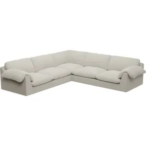 Ludlow Toorak Pearl Corner Sofa - 5 Seater by James Lane, a Sofas for sale on Style Sourcebook