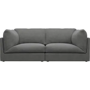 Finley Maya Flint Modular Sofa - 2 Seater by James Lane, a Sofas for sale on Style Sourcebook