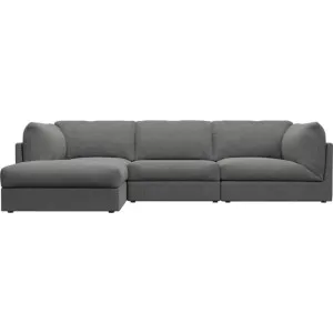 Finley Maya Flint Modular Sofa - 3 Seater and Ottoman by James Lane, a Sofas for sale on Style Sourcebook