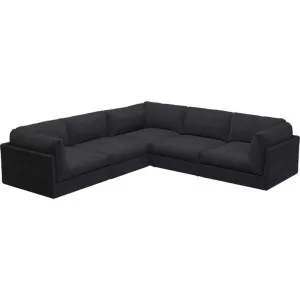 Finley Plaza Flint Grey Corner Sofa - 5 Seater by James Lane, a Sofas for sale on Style Sourcebook