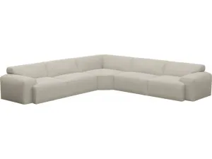 Copenhagen Isla Sea Pearl Sofa - 5 Seater Wedge Corner Sofa by James Lane, a Sofas for sale on Style Sourcebook