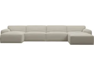 Copenhagen Isla Sea Pearl Chaise Sofa - 5 Seater U Shaped Modular by James Lane, a Sofas for sale on Style Sourcebook