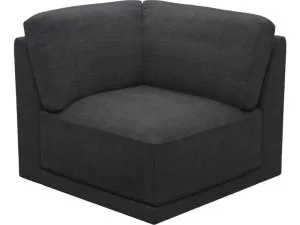 Emily Corner Module Plaza Flint Grey by James Lane, a Sofas for sale on Style Sourcebook