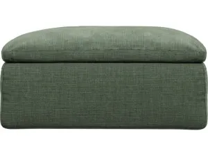 Cloud Ottoman Tribute Dark Jade by James Lane, a Ottomans for sale on Style Sourcebook