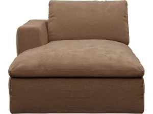 Cloud Deep Chaise Left Module Tribute Chestnut by James Lane, a Sofas for sale on Style Sourcebook