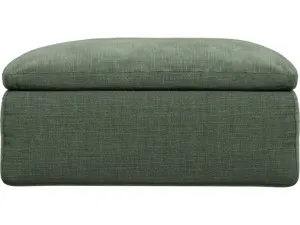 Cloud Deep Ottoman Tribute Dark Jade by James Lane, a Ottomans for sale on Style Sourcebook