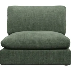 Ludlow Tribute Dark Jade Armless Sofa Chair Module by James Lane, a Sofas for sale on Style Sourcebook