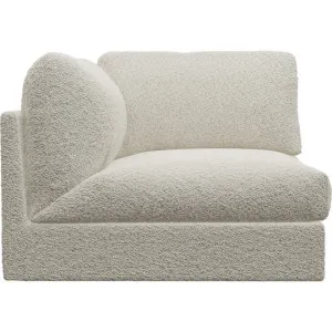 Finley Boucle Ivory Left Arm Facing Sofa Chair Module by James Lane, a Sofas for sale on Style Sourcebook