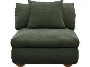 Tully Muse Forest Armless Sofa Chair Module by James Lane, a Sofas for sale on Style Sourcebook