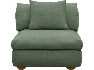 Tully Tribute Dark Jade Armless Sofa Chair Module by James Lane, a Sofas for sale on Style Sourcebook