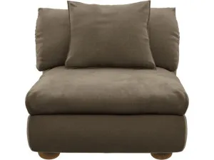 Tully Tribute Walnut Armless Sofa Chair Module by James Lane, a Sofas for sale on Style Sourcebook