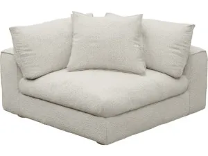 Tully Boucle Ivory Corner Sofa Chair Module by James Lane, a Sofas for sale on Style Sourcebook