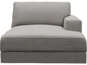 Monica Boucle Pumice Right Arm Facing Chaise Module by James Lane, a Sofas for sale on Style Sourcebook