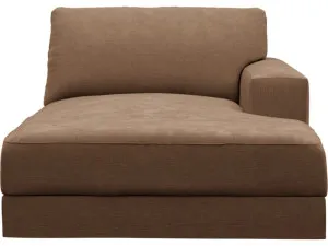 Monica Tribute Chestnut Right Arm Facing Chaise Module by James Lane, a Sofas for sale on Style Sourcebook