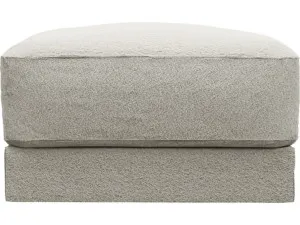 Monica Boucle Ivory Ottoman by James Lane, a Ottomans for sale on Style Sourcebook