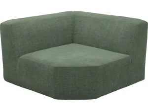 Copenhagen Tribute Dark Jade Wedge Corner Chair Sofa Module by James Lane, a Sofas for sale on Style Sourcebook