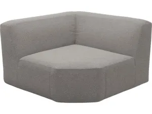 Copenhagen Boucle Pumice Wedge Corner Chair Sofa Module by James Lane, a Sofas for sale on Style Sourcebook