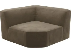 Copenhagen Tribute Walnut Wedge Corner Chair Sofa Module by James Lane, a Sofas for sale on Style Sourcebook