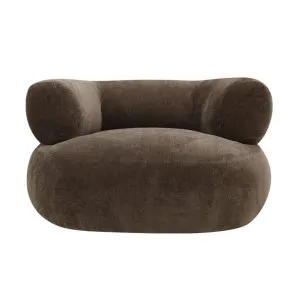 Colette Muse Chocolate Swivel Armchair by James Lane, a Chairs for sale on Style Sourcebook
