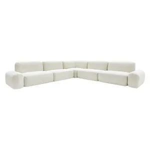 Beckett Noa Fog Modular Corner Sofa - 7 Piece by James Lane, a Sofas for sale on Style Sourcebook