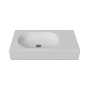 Omvivo Arki 700 Left Hand Basin - No Tap Hole ARVSS700LHB0TH by Omvivo, a Basins for sale on Style Sourcebook