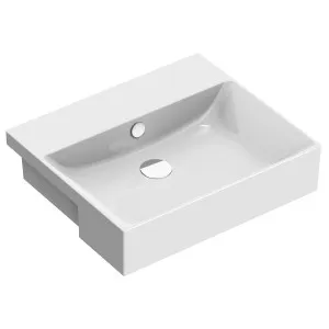 Catalano Zero 55 Semi Inset Basin - Gloss White 1LS55ZP00 by Catalano, a Basins for sale on Style Sourcebook
