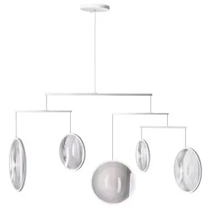 DCW Editions Focus X5 Pendant Light - White FOCUSLED5PWHT by DCW Editions, a Lighting for sale on Style Sourcebook