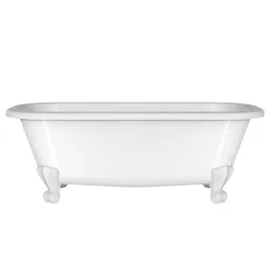 Victoria + Albert Richmond Clawfoot Freestanding Bath - Gloss White with White Quarrycast Feet RICNSWNOFTRICSW by Victoria + Albert, a Bathtubs for sale on Style Sourcebook