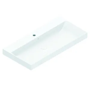 Catalano Zero 100 Wall Hung Basin with No Taphole - Gloss White 0121000001-905610X2 by Catalano, a Basins for sale on Style Sourcebook