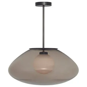CTO Lighting Petra Large Pendant Light - Bronze and White Opal Glass PETPELBZSGSO by CTO Lighting, a Lighting for sale on Style Sourcebook