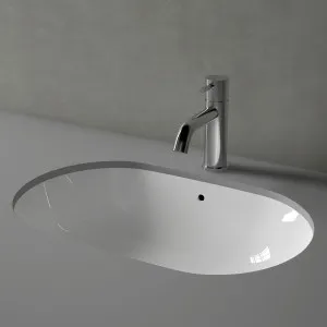 Studio Bagno Ovale Undercounter Basin - Matte White OVA55-MW OVA55MW by Studio Bagno, a Basins for sale on Style Sourcebook