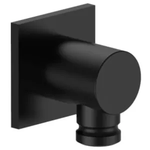 Fantini Soho Wall Elbow with Square Backplate - Matte Black 91139417F by Fantini, a Showers for sale on Style Sourcebook