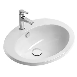 Catalano Fitted 61 Inset Basin with 1 Tap Hole - Gloss White 1JOIN00 by Catalano, a Basins for sale on Style Sourcebook
